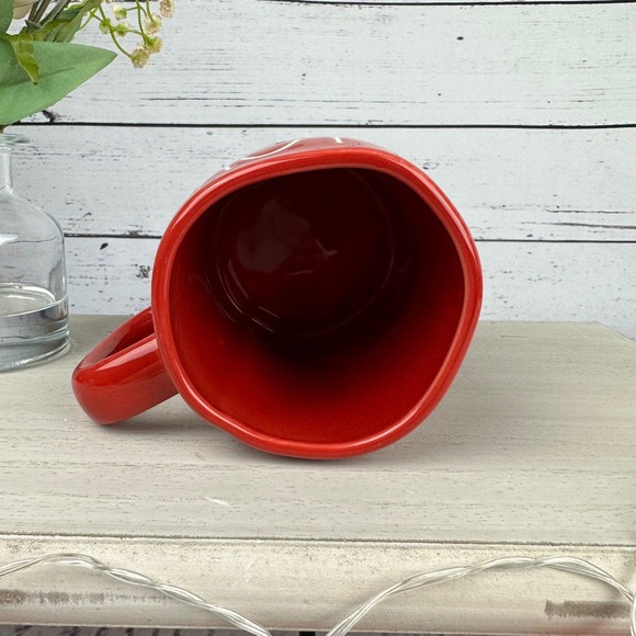 Rae Dunn Red Love Wins Valentine's Day Mug - Picture 5 of 5